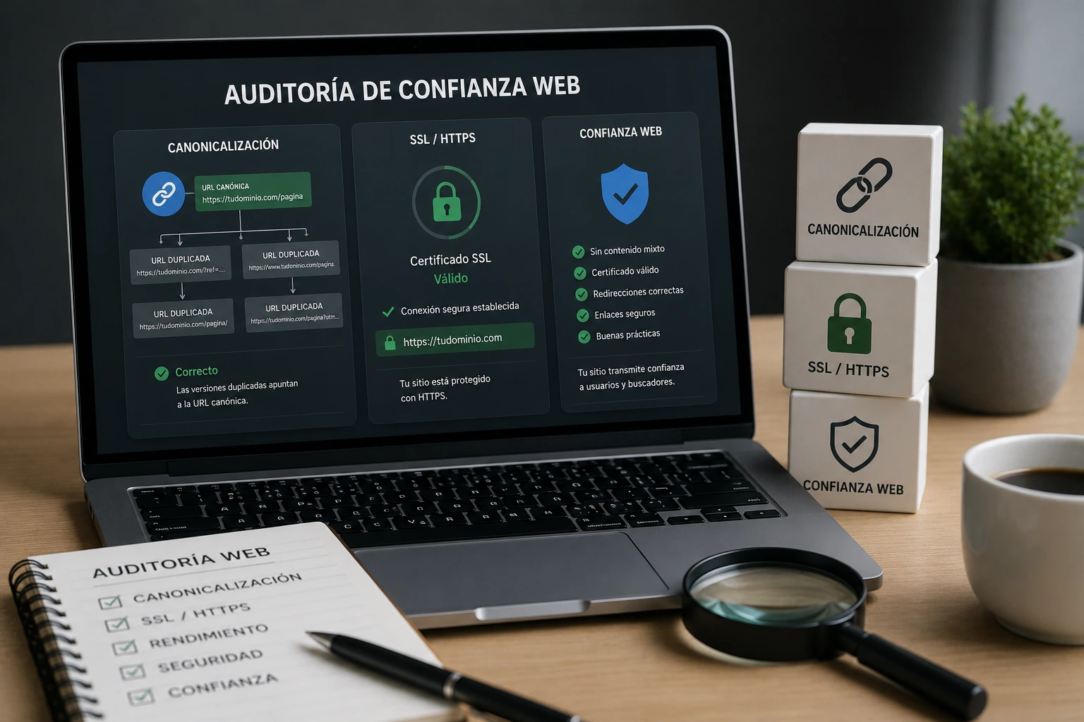 Auditoría de Confianza Web: Canonicalización y SSL en Perú